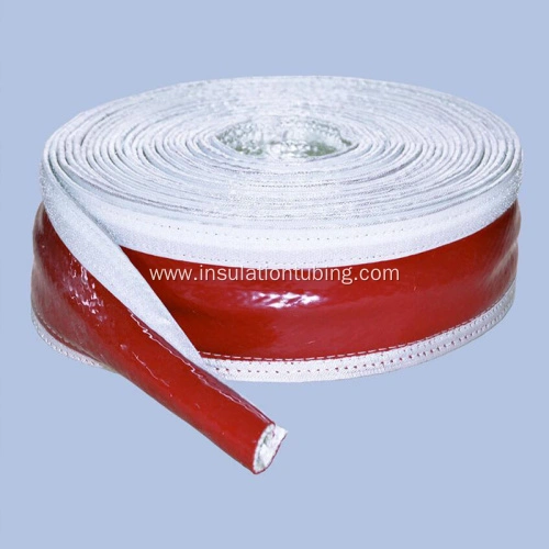 Silicone rubber fireproof fiberglass sleeve China Manufacturer